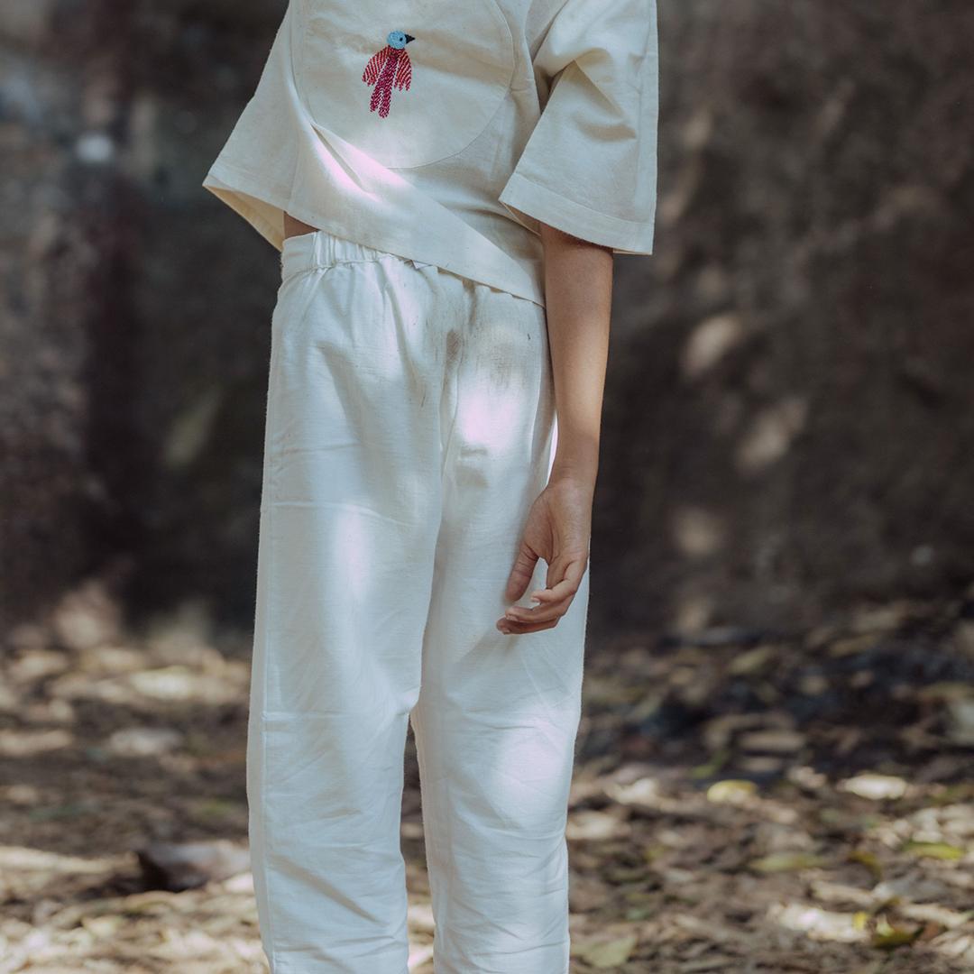 Silly Panchhi White Pant