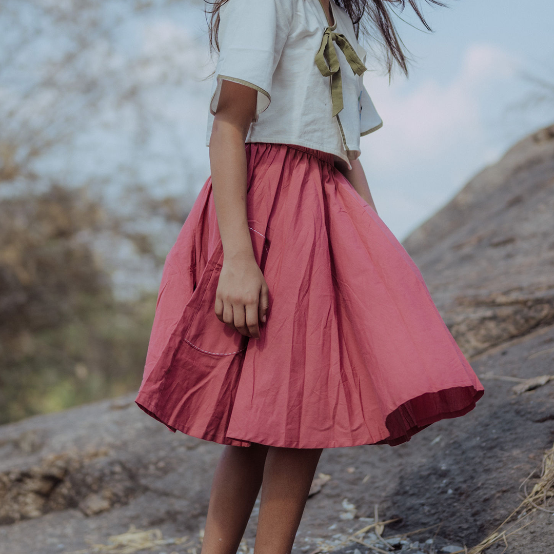 Madder Pleated Skirt