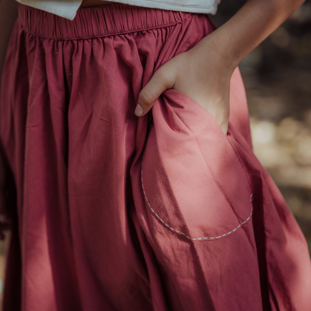 Madder Pleated Skirt