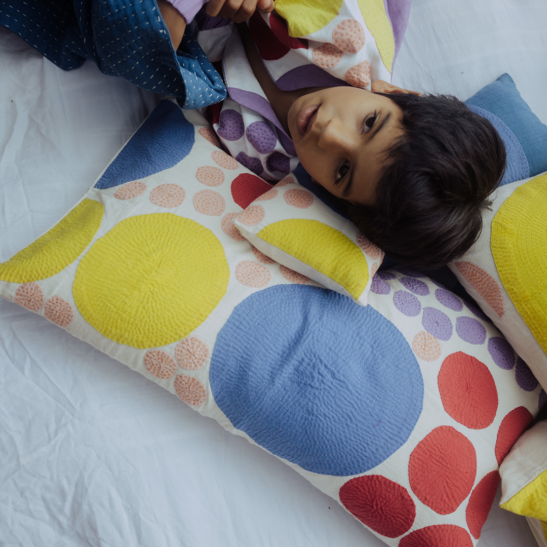 All Dots Meet Pillow
