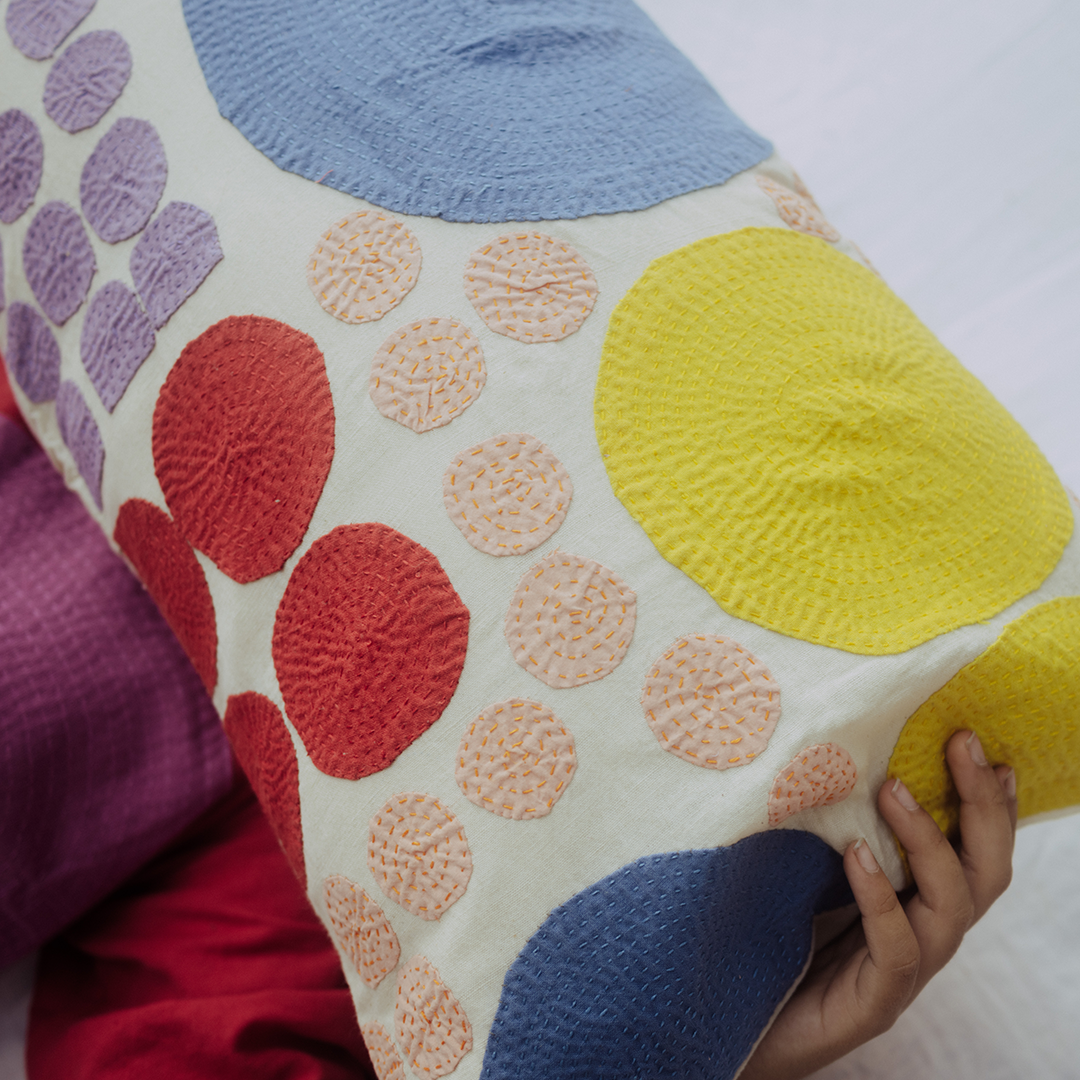 All Dots Meet Pillow
