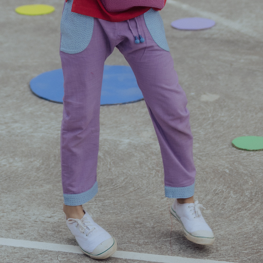 Shy Lilac Dot - Trousers