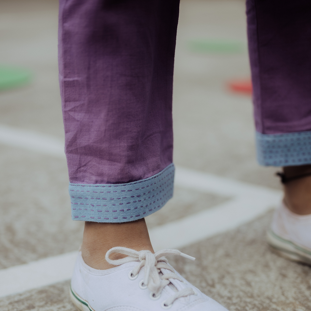 Shy Lilac Dot - Trousers