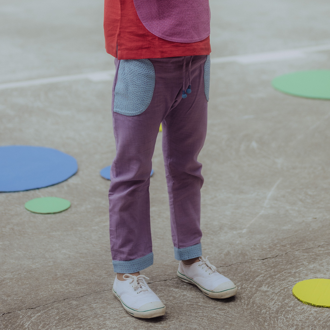 Shy Lilac Dot - Trousers