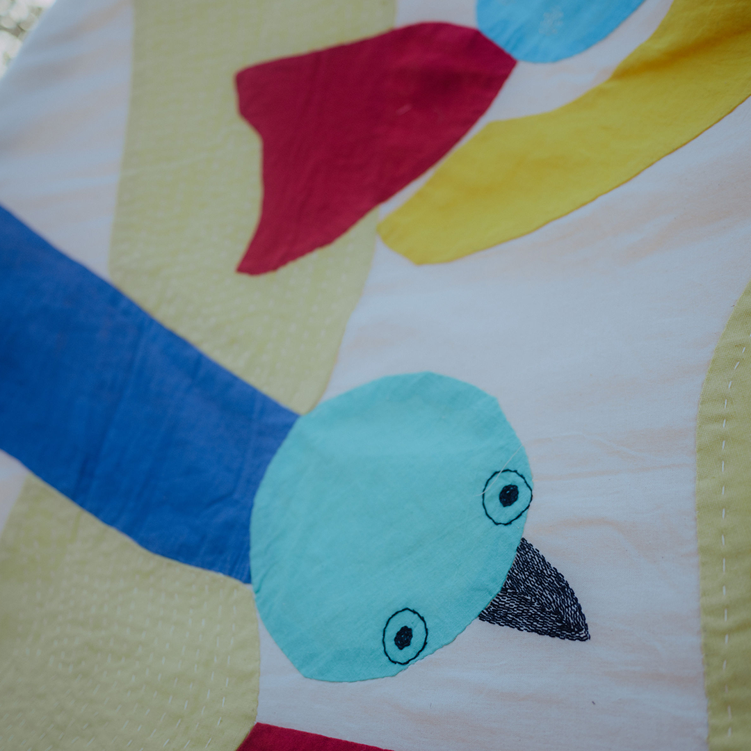 Vibrant Panchhis Teepee Cover