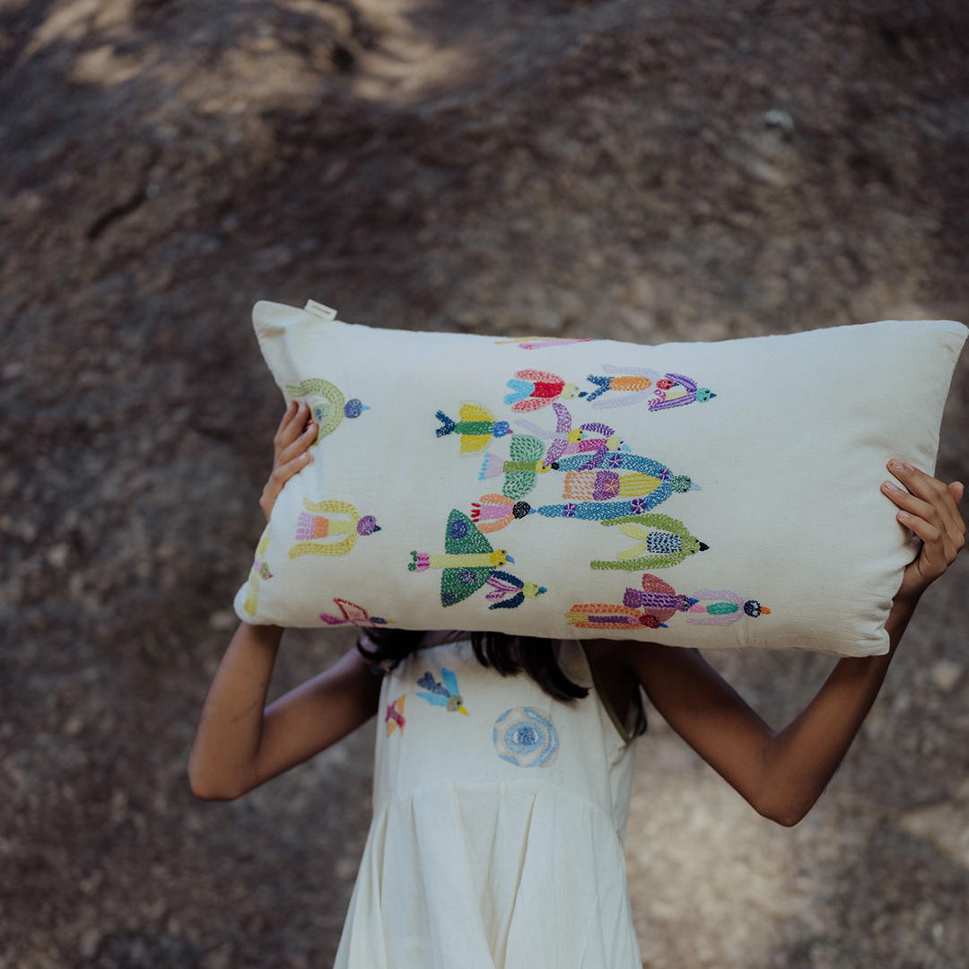 Little Panchhis Pillow Sham Cover