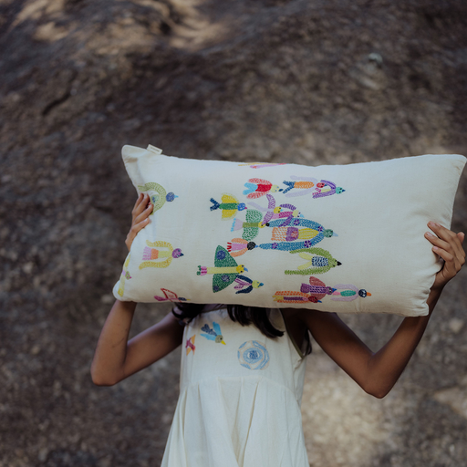 Little Panchhis Pillow Sham Cover
