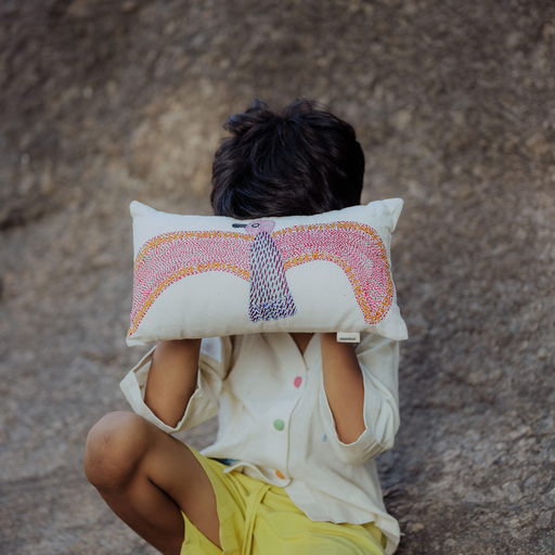 Chilly Panchhi Cushion Cover
