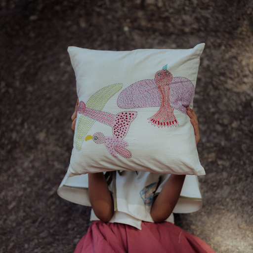 Dainty Panchhis Cushion Cover