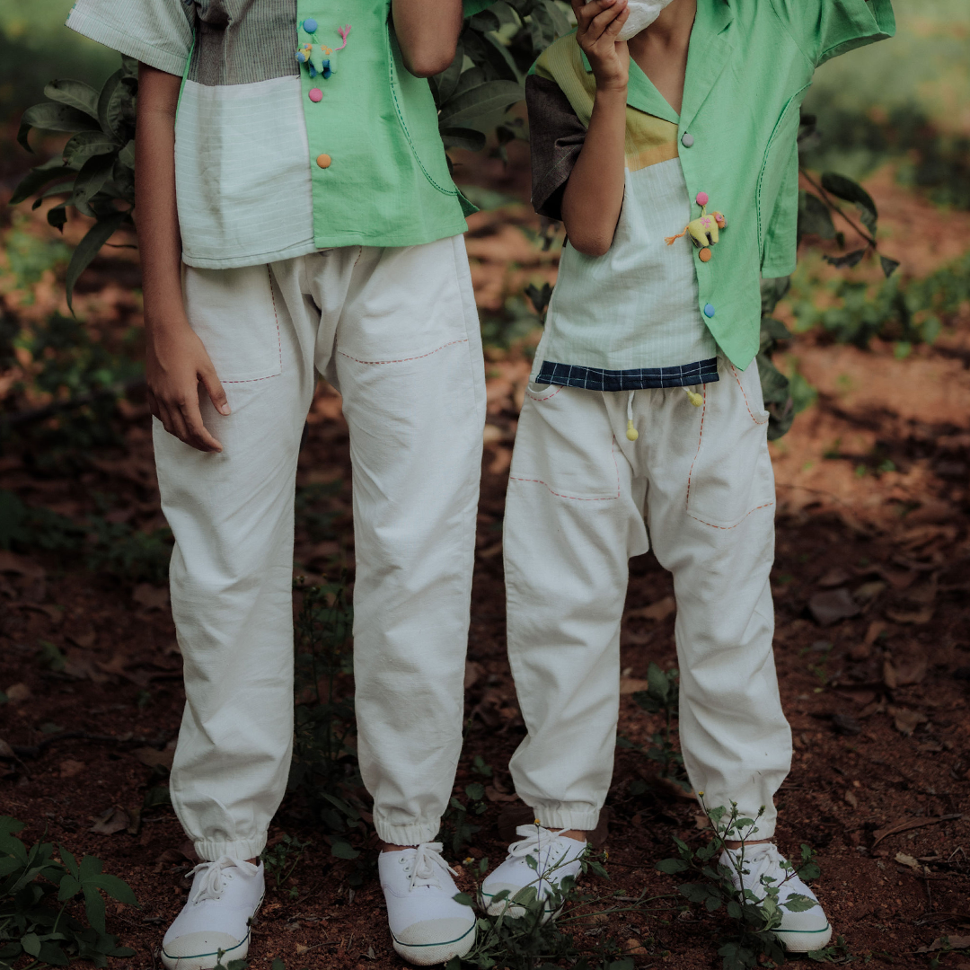 Feelin' All-White Joggers