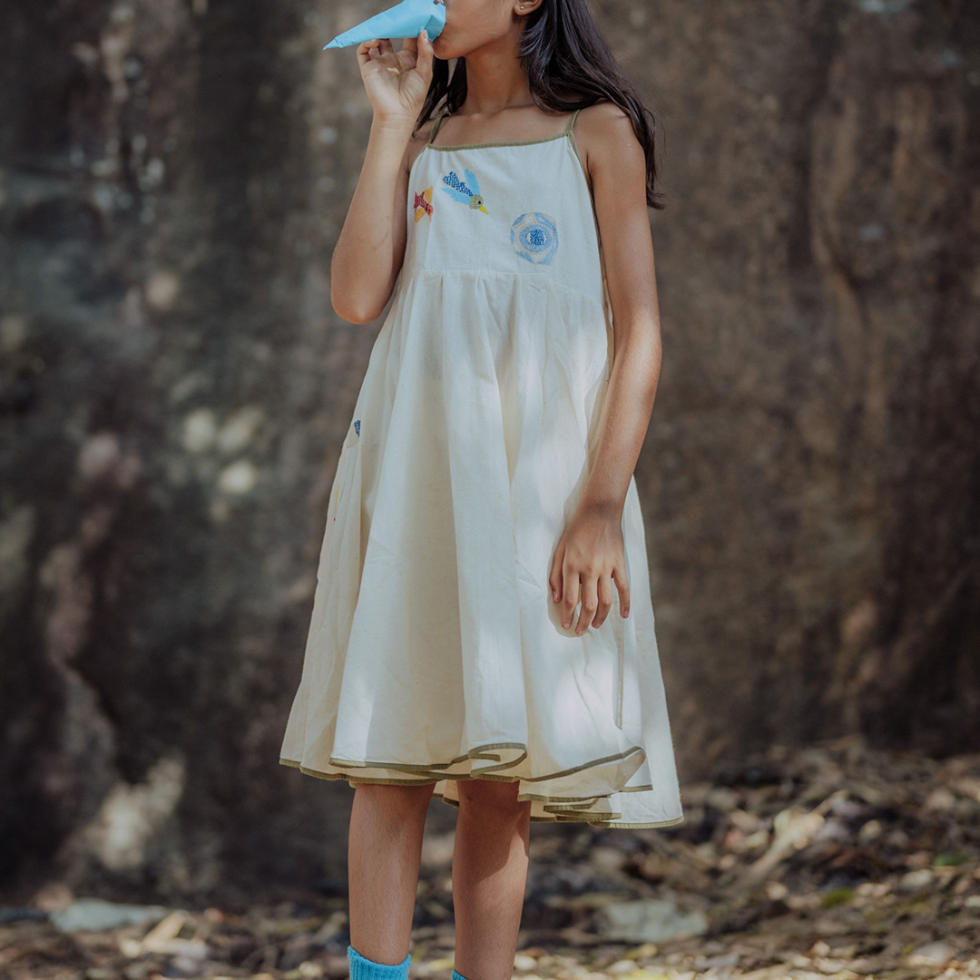 Dreamy Panchhi Strap Dress