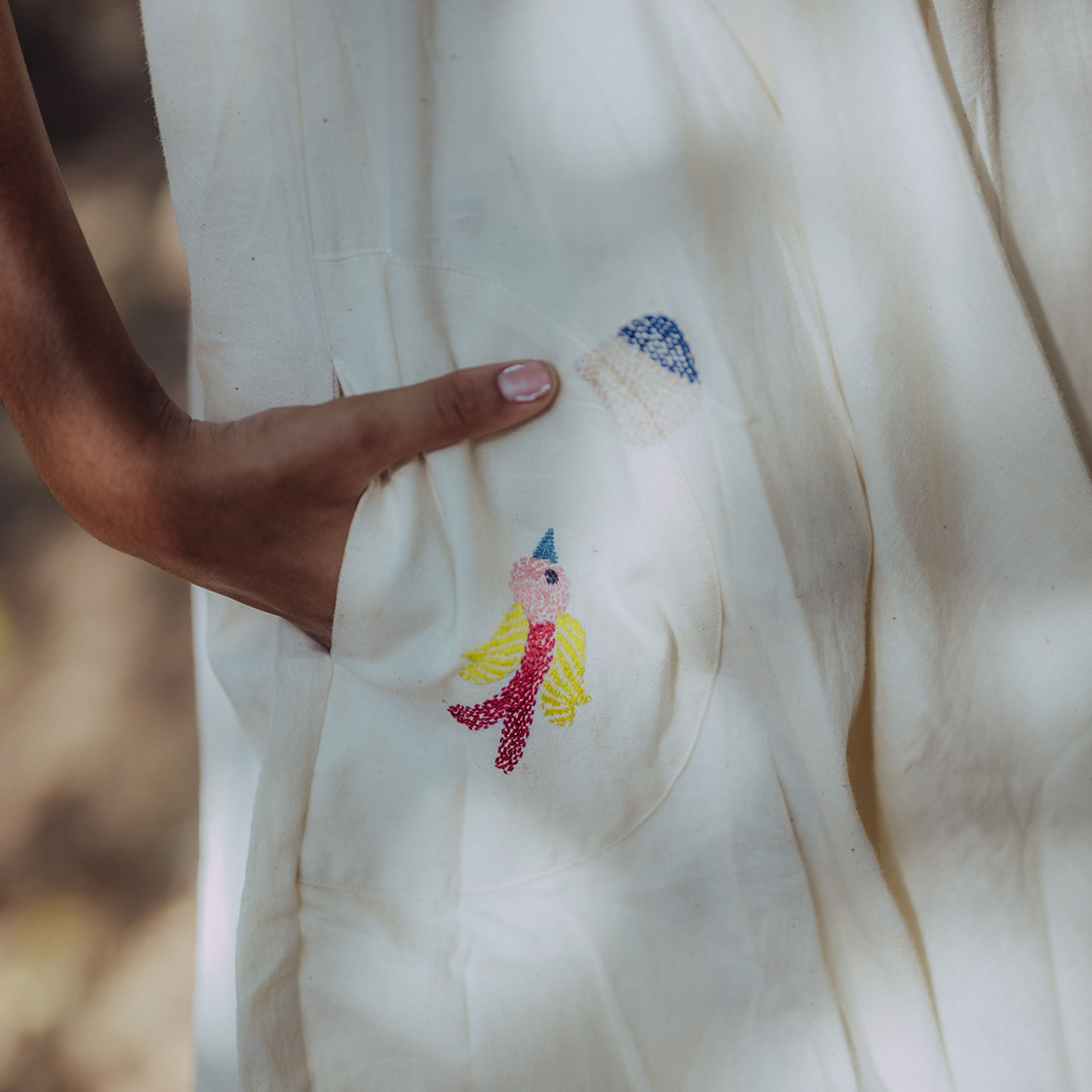 Dreamy Panchhi Strap Dress