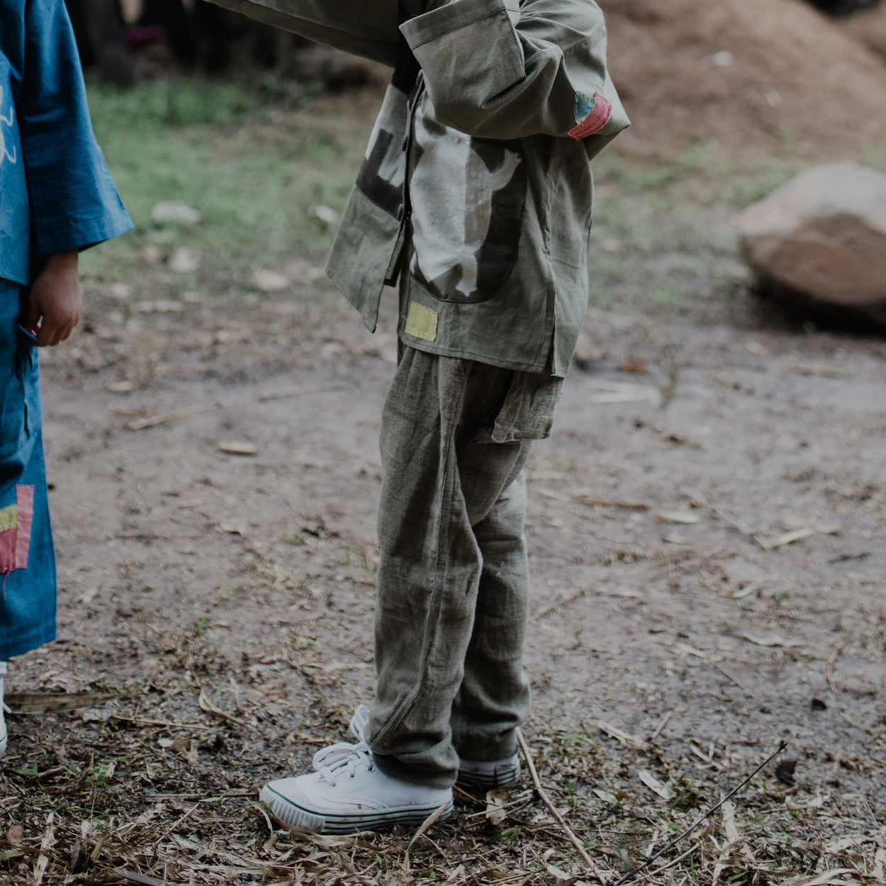 Wild Leaf Botanical Dyed Trouser