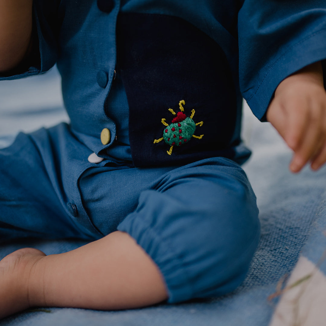 Blue Beetle Romper