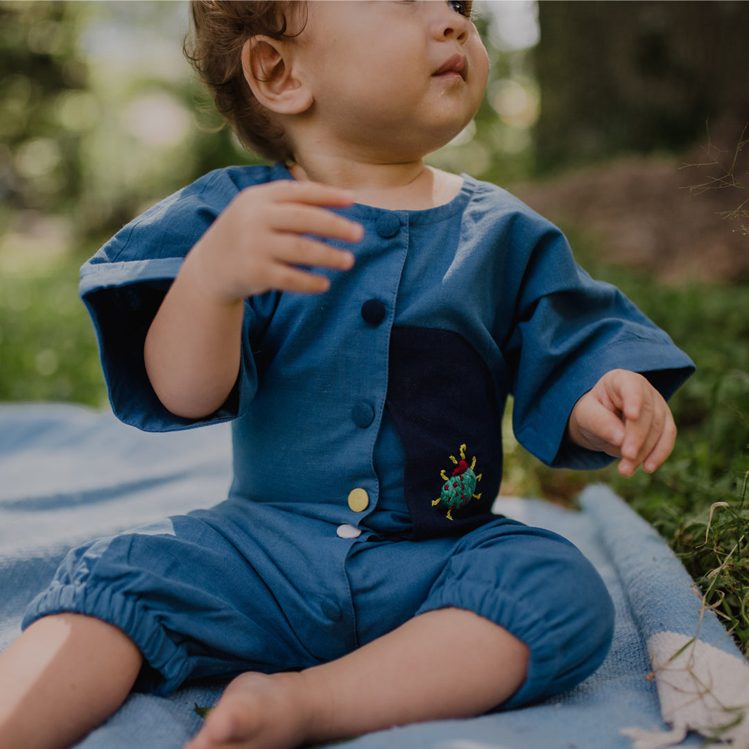 Blue Beetle Romper