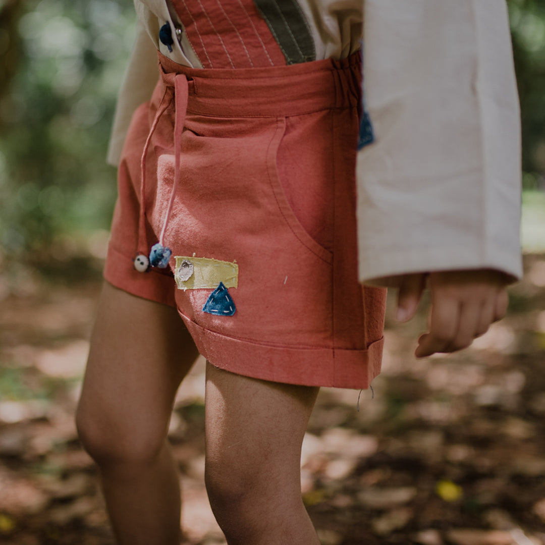 Milky Madder Boro Shorts