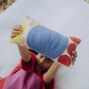 Friends of Blue Dot Pillow