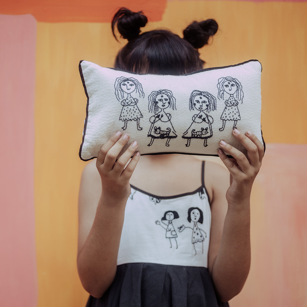 My Gang of Bachoos Cushion