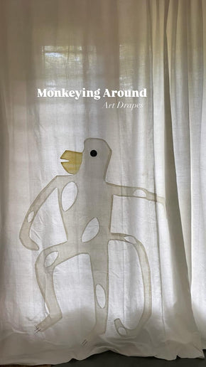 Monkeying Around Art Drapes