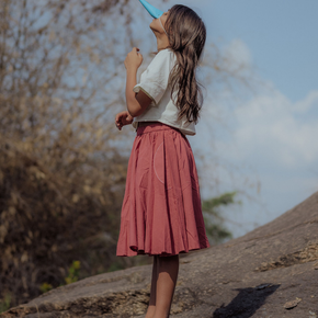 Madder Pleated Skirt