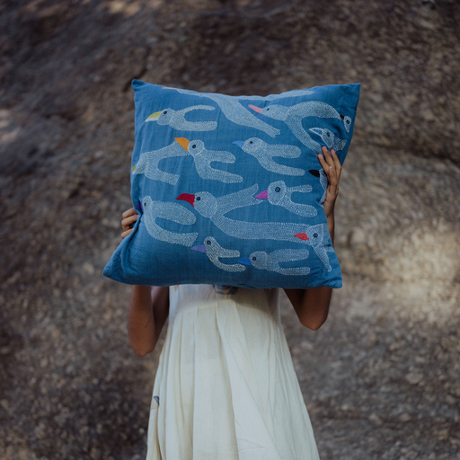 Petal Panchhis Cushion Cover