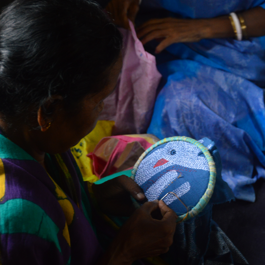 Funda de cojín Panchhi para madre y bebé
