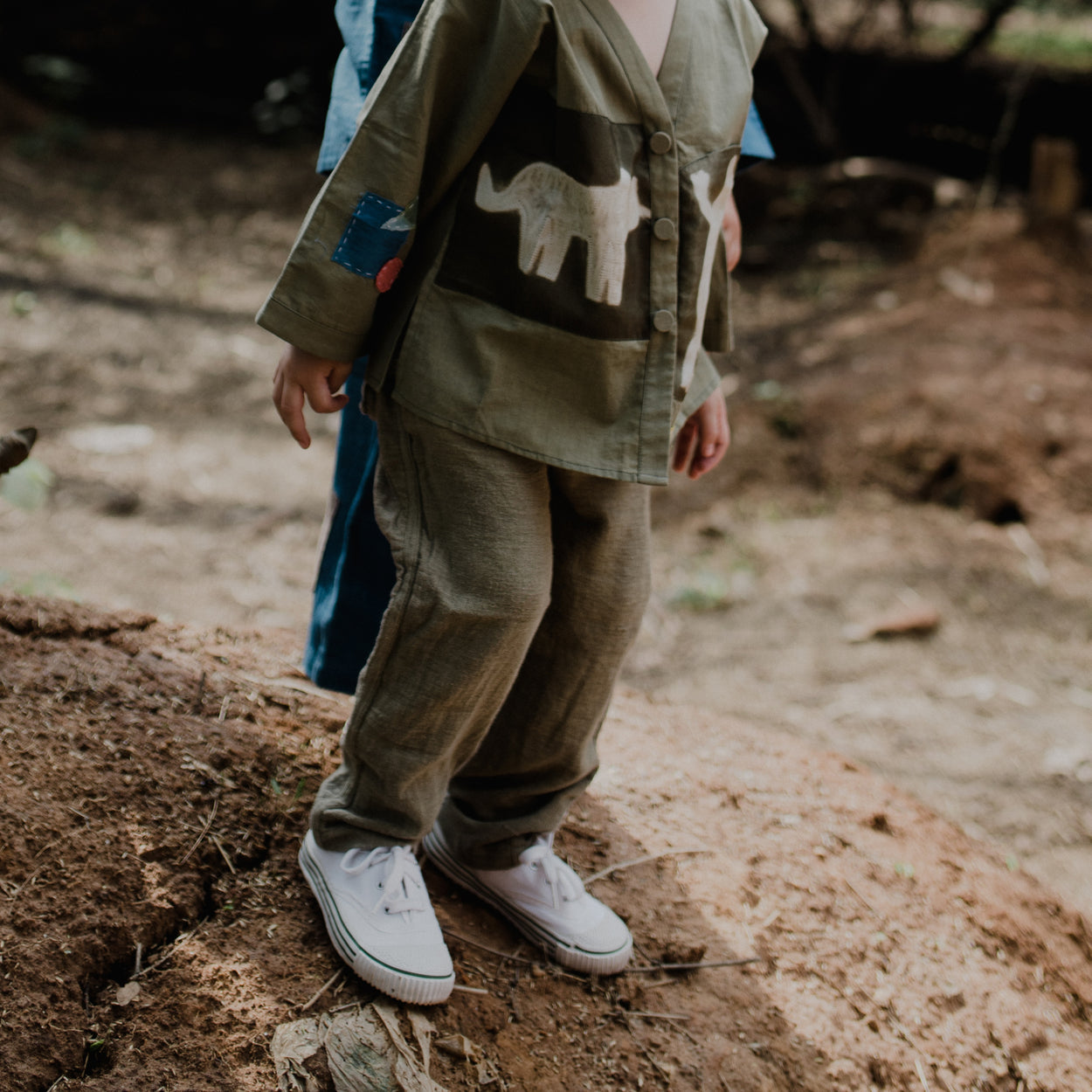 Wild Leaf Botanical Dyed Trouser