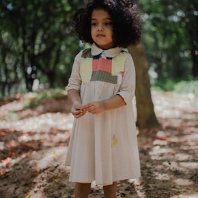 Milky Tea Boro Dress