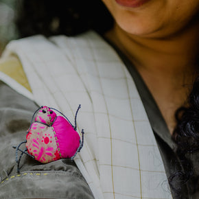 Coco Beetle Brooch